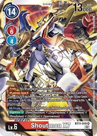 Shoutmon X7 - Dimensional Phase - Digimon card
