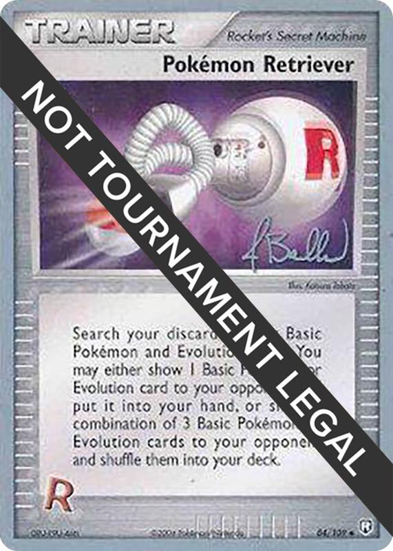 Pokemon Retriever - 2006 (Jimmy Ballard) 84/109 from World Championship Decks