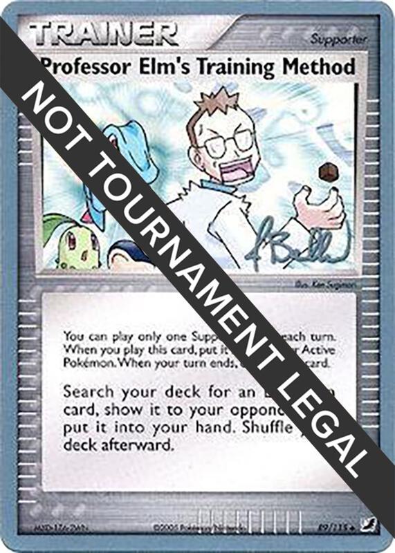 Professor Elm's Training Method - 2006 (Jimmy Ballard) 89/115 from World Championship Decks
