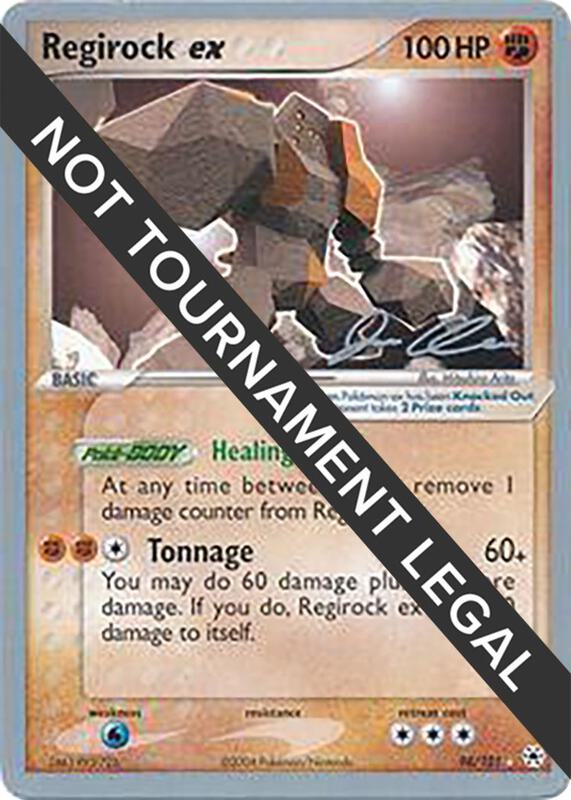Regirock ex - 2006 (Jason Klaczynski) 98/101 from World Championship Decks