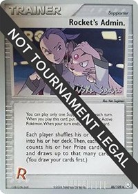 Rocket's Admin. - 2006 (Miska Saari) #86/109 from World Championship Decks Pokemon card image