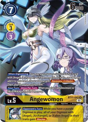mon ange　R Angewomon (Alternate Art) - Dimensional Phase - Digimon Card
