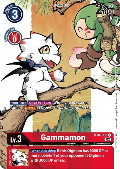 Gammamon Digimon Card Game Fest 2022