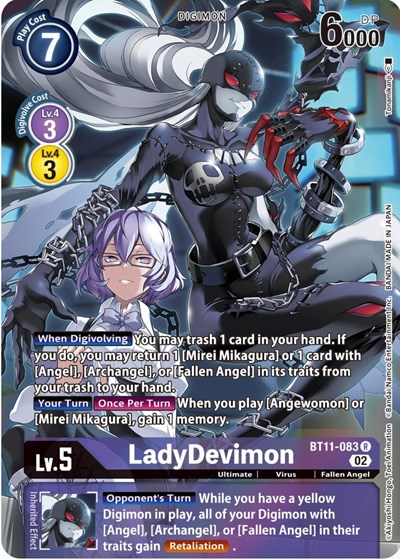 LadyDevimon (Alternate Art) Dimensional Phase card price