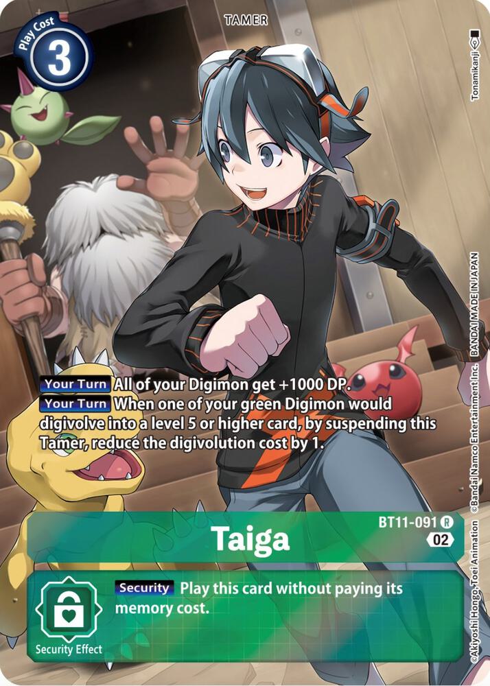 Taiga Alternate Art digimon card
