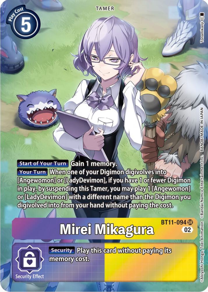 Mirei Mikagura (Alternate Art) - Dimensional Phase - Digimon Card