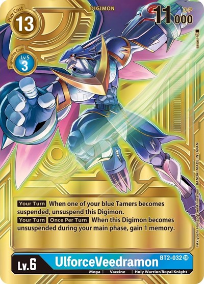 UlforceVeedramon - BT2-032 (Alternate Art) Dimensional Phase card price