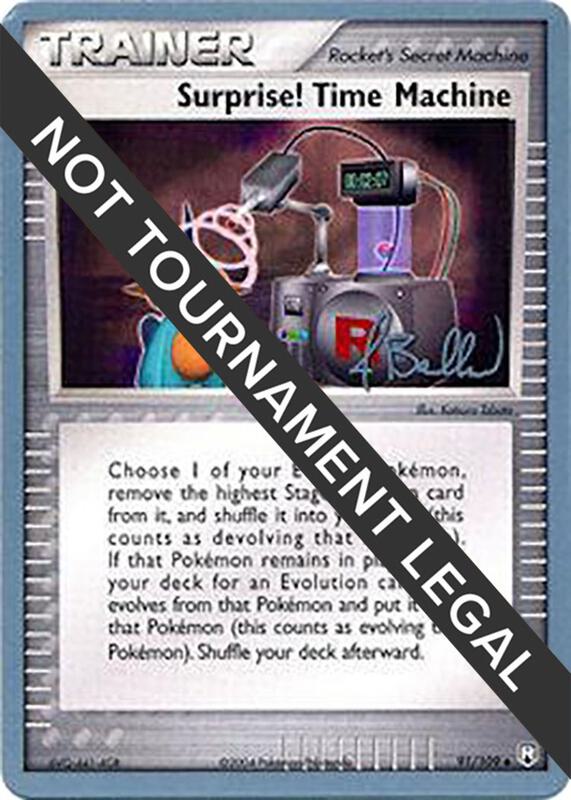 Surprise! Time Machine - 2006 (Jimmy Ballard) 91/109 from World Championship Decks