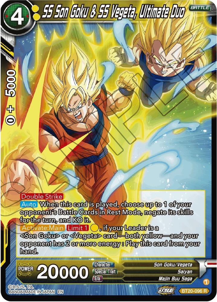 SS Son Goku & SS Vegeta, Ultimate Duo - Power Absorbed - Dragon