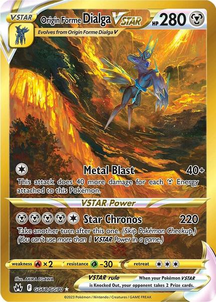 Origin Forme Dialga VSTAR (Secret) - Crown Zenith: Galarian