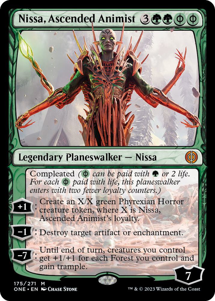 Nissa, Ascended Animist - Phyrexia: All Will Be One - Magic: The
