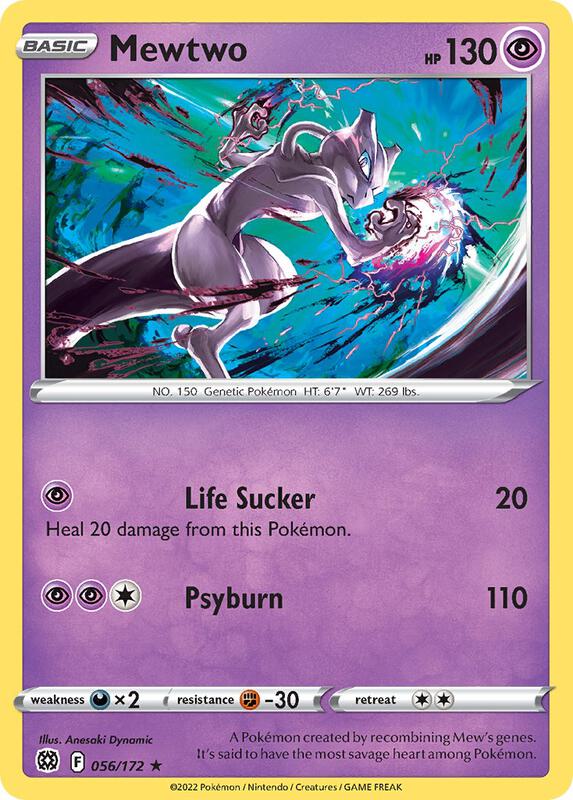 Mewtwo - 056/172 (Cosmos Holo) 056/172 from Miscellaneous Cards & Products