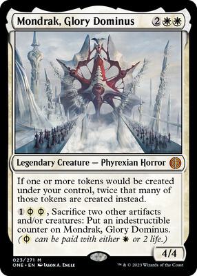 栄光のドミヌス、モンドラク/Mondrak, Glory Dominus 4枚 Mondrak, Glory Dominus - Phyrexia: All Will Be One - Magic