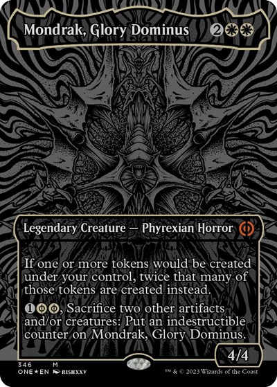 Mondrak, Glory Dominus (Oil Slick Raised Foil)