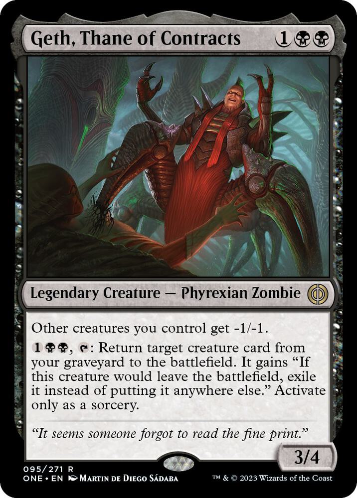 Geth, Thane of Contracts - Phyrexia: All Will Be One - Magic: The