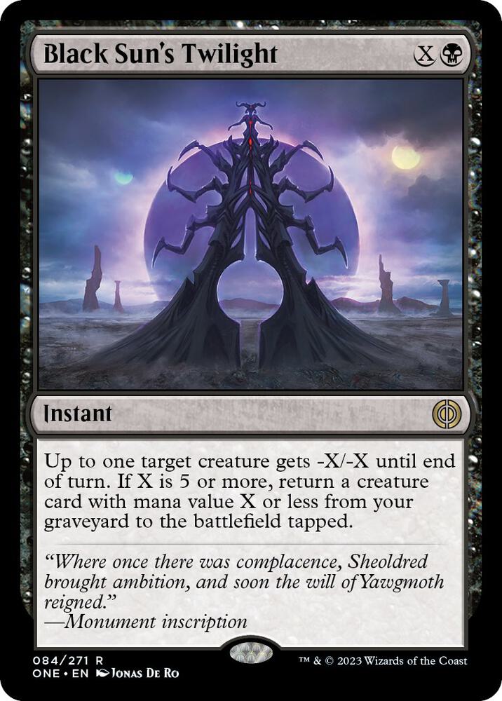 Black Sun's Twilight - Phyrexia: All Will Be One - Magic: The