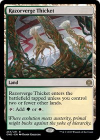 Image of the Magic the Gathering Card Razorverge Thicket