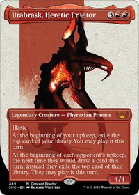 Urabrask, Heretic Praetor (Concept Praetor) (Step-And-Complete Foil) (Foil)