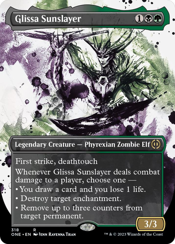 Glissa Sunslayer (Showcase) - Phyrexia: All Will Be One - Magic