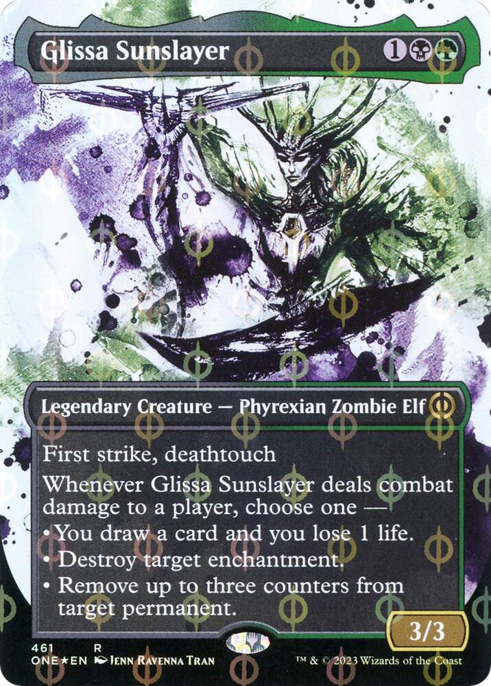 Glissa Sunslayer (Showcase) (Step-and-Compleat Foil) - Phyrexia