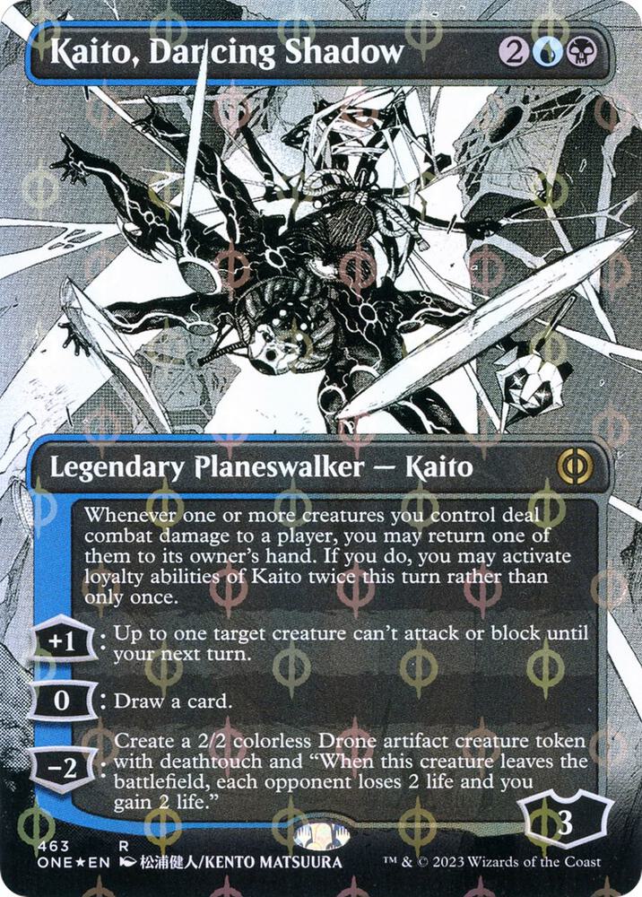 Kaito, Dancing Shadow (Borderless) (Step-and-Compleat Foil