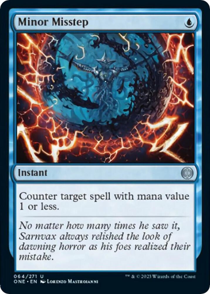 Minor Misstep - Phyrexia: All Will Be One - Magic: The Gathering