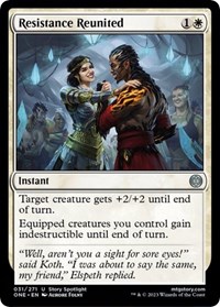 Resistance Reunited - Phyrexia: All Will Be One - Magic: The Gathering card