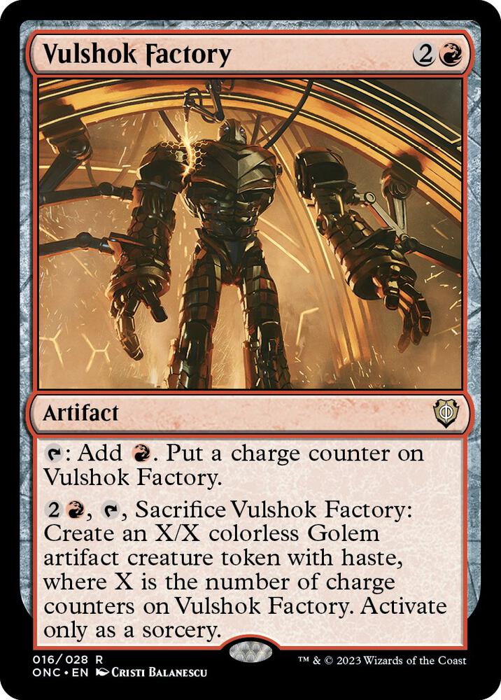 Vulshok Factory - Commander: Phyrexia: All Will Be One - Magic: The  Gathering - TCGplayer.com