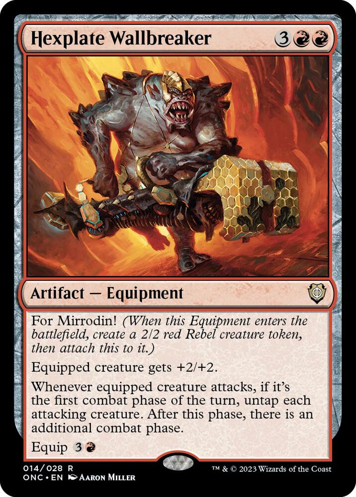 Hexplate Wallbreaker - Commander: Phyrexia: All Will Be One