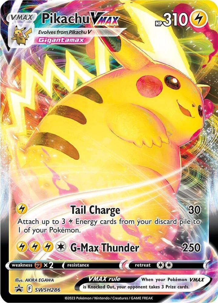 Pikachu Vmax SWSH062 NM Full Art Promo Rare Pokemon Card