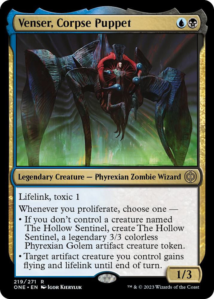 Venser, Corpse Puppet - Phyrexia: All Will Be One - Magic: The
