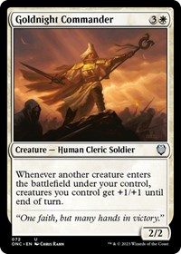 Goldnight Commander (Commander: Phyrexia: All Will Be One)