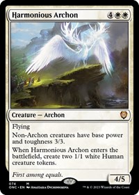 Harmonious Archon (Commander: Phyrexia: All Will Be One)