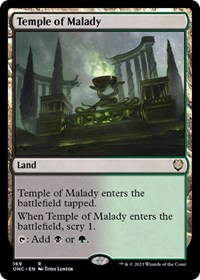 Temple of Malady (Commander: Phyrexia: All Will Be One)