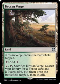 Krosan Verge (Commander: Phyrexia: All Will Be One)