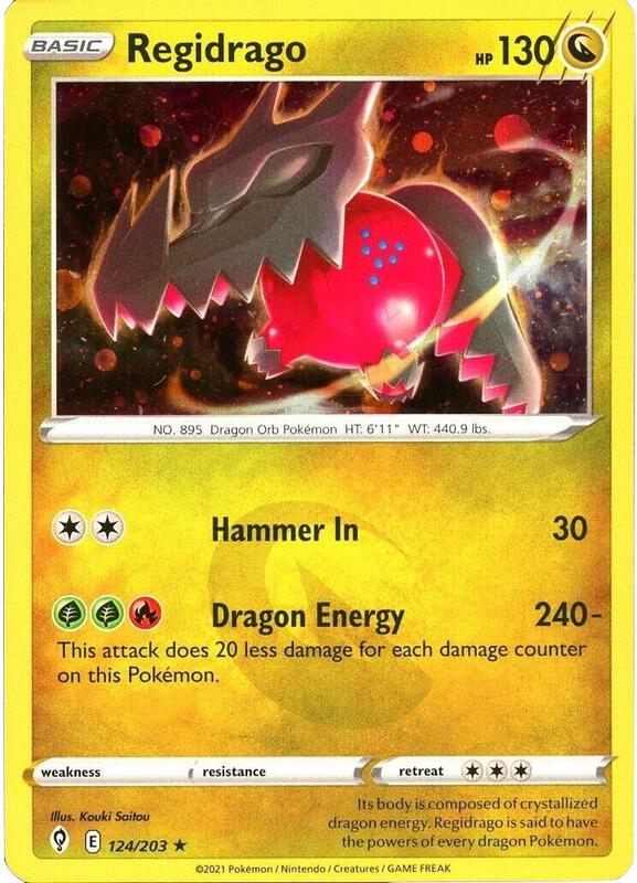 Regidrago - 124/203 (Cosmos Holo) 124/203 from Miscellaneous Cards & Products
