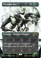 Tyrranax Rex (Showcase) (Step-and-Compleat Foil) - Phyrexia: All