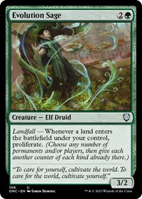 Evolution Sage (Commander: Phyrexia: All Will Be One)