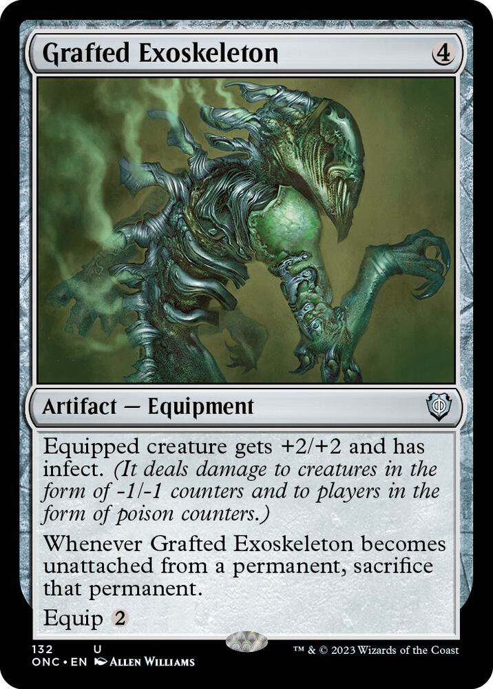 Grafted Exoskeleton - Commander: Phyrexia: All Will Be One - Magic