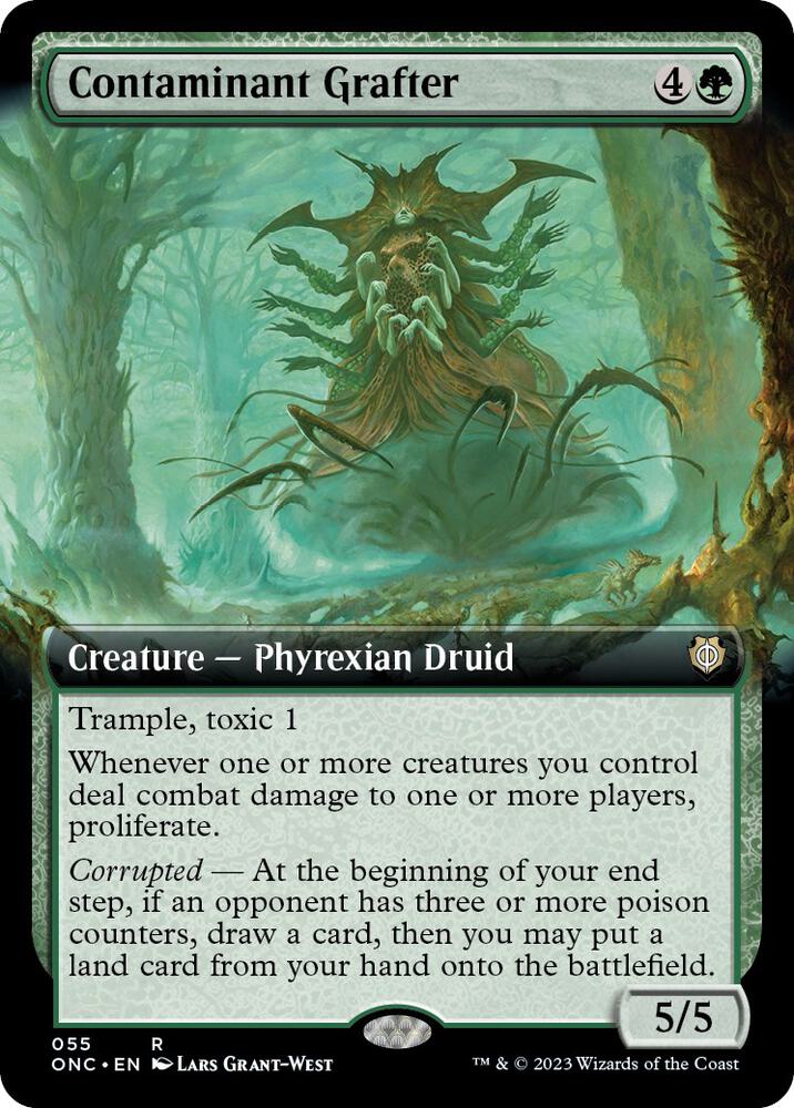 Contaminant Grafter (Extended Art) - Commander: Phyrexia: All Will