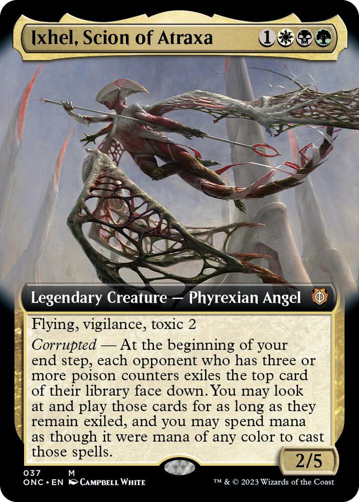 Ixhel, Scion of Atraxa (Extended Art) - Commander: Phyrexia: All