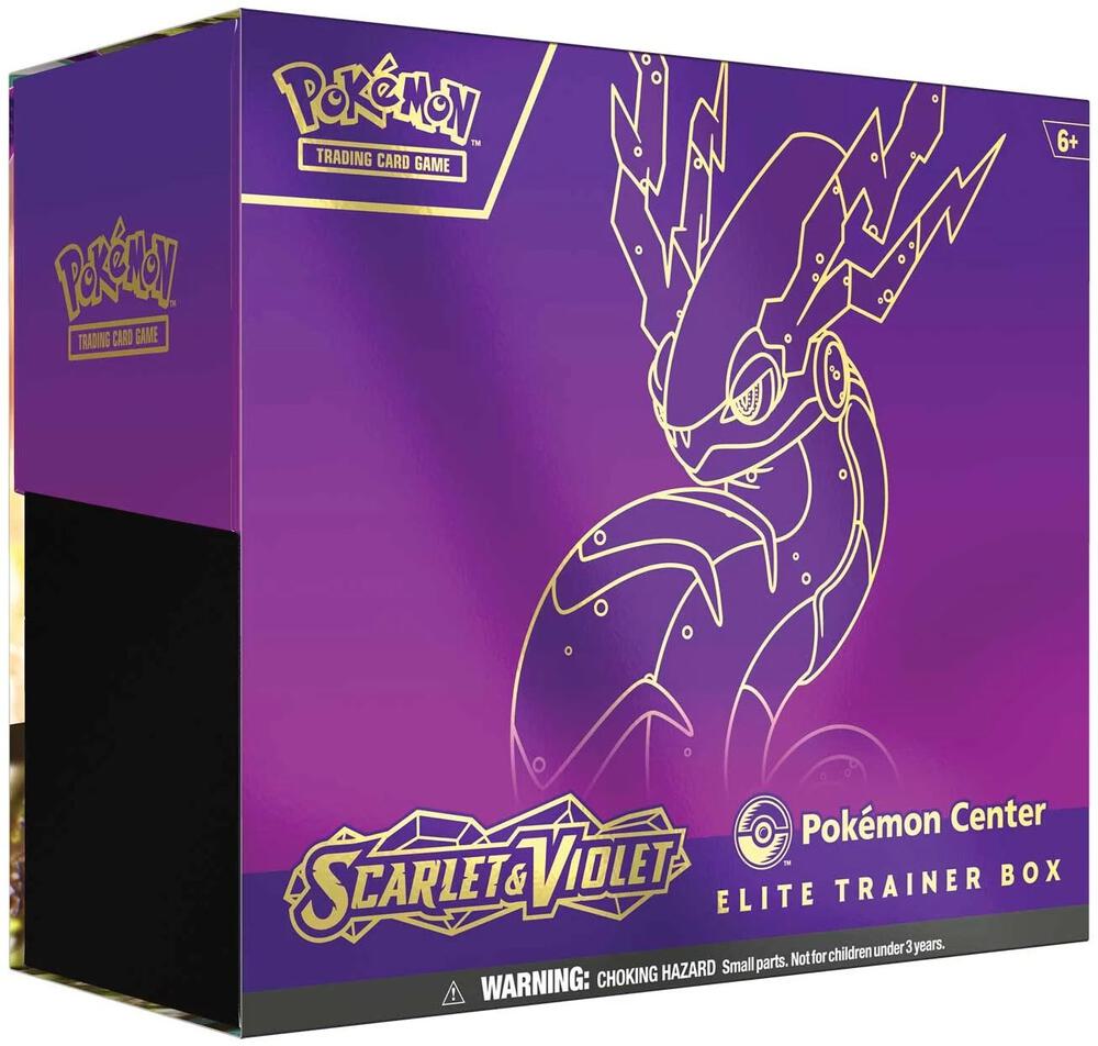 ポケモンセンター Scarlet Violet ETB ックスセット 未開封新品 Scarlet & Violet Pokemon Center Elite Trainer Box (Exclusive