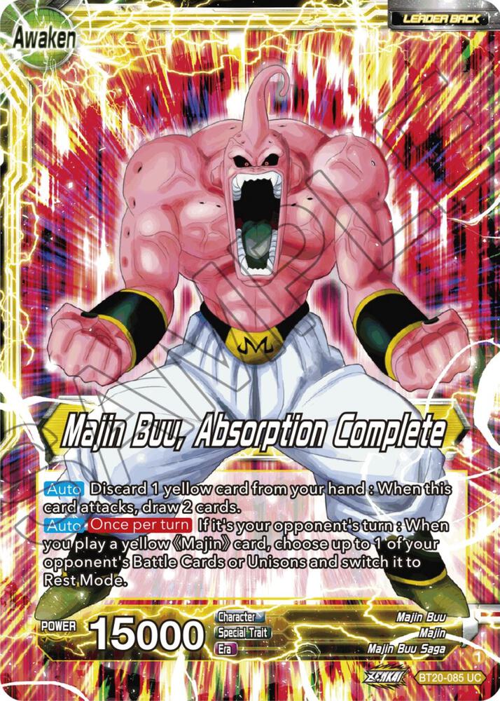 Majin Buu // Majin Buu, Absorption Complete - Power Absorbed