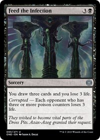 Feed the Infection - Phyrexia: All Will Be One - Magic: The Gathering card
