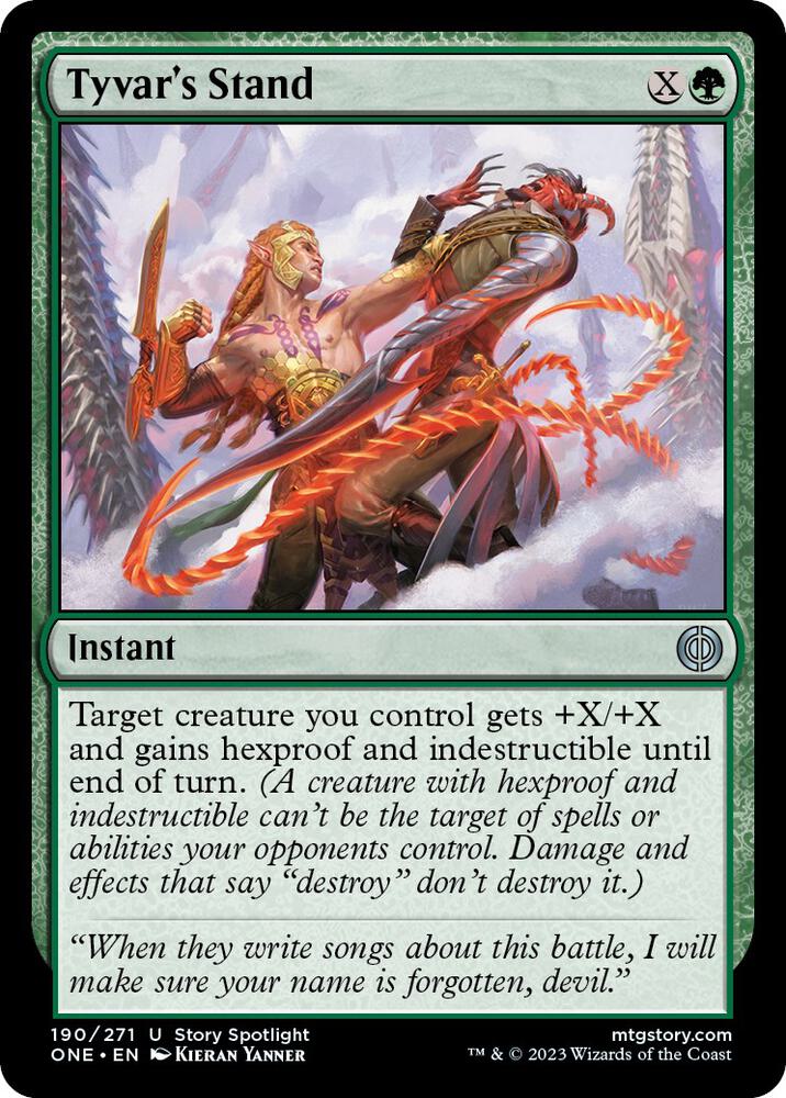 Tyvar's Stand - Phyrexia: All Will Be One - Magic: The Gathering