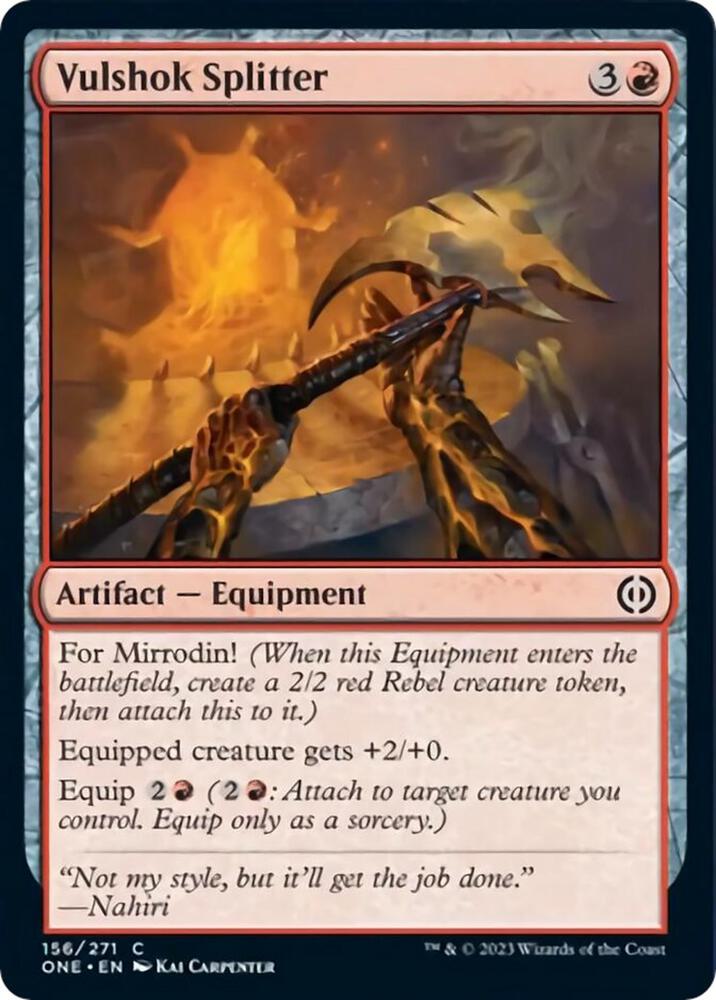 Vulshok Splitter - Phyrexia: All Will Be One - Magic: The