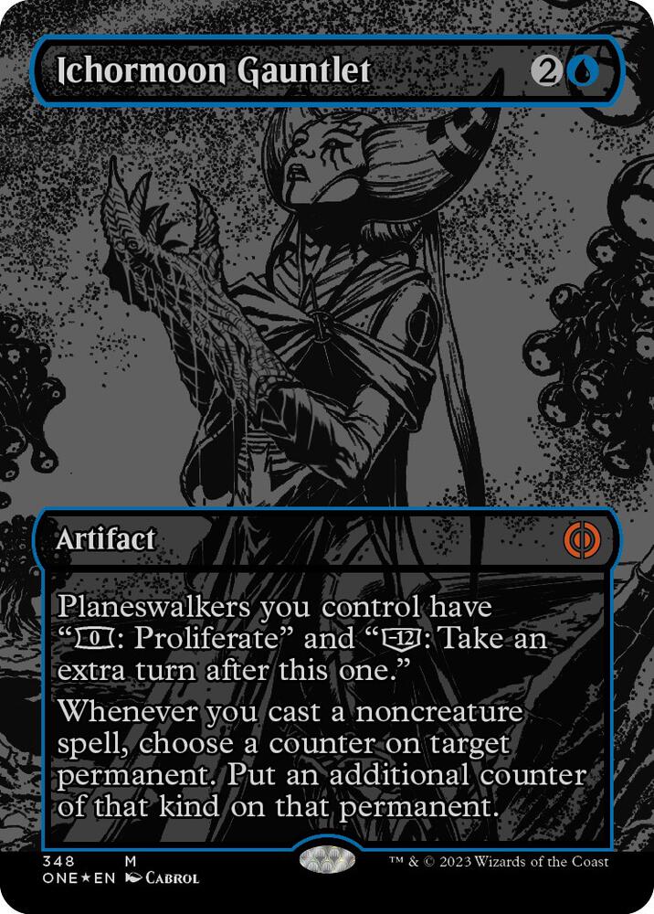 Ichormoon Gauntlet (Oil Slick Raised Foil) - Phyrexia: All Will Be