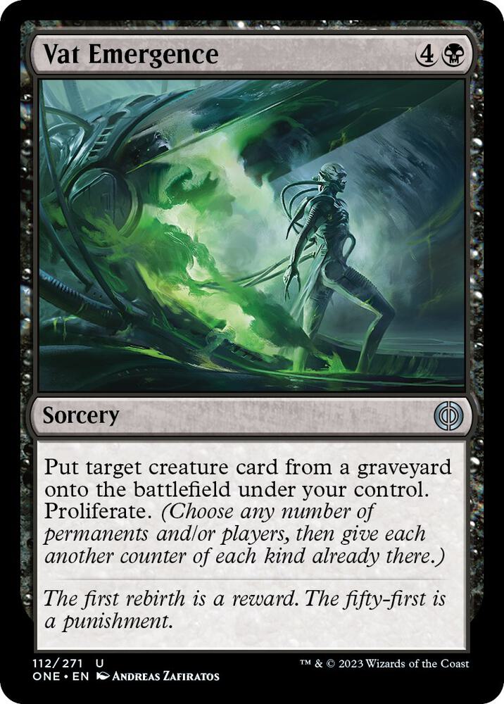 Vat Emergence - Phyrexia: All Will Be One - Magic: The Gathering - TCGplayer.com Vat Emergence - Phyrexia: All Will Be One - Magic: The Gathering - TCGplayer.com