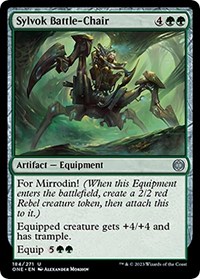 Sylvok Battle-Chair - Phyrexia: All Will Be One - Magic: The Gathering card