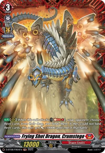 Frying Shot Dragon, Crumstego (FR)